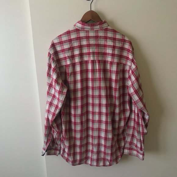VTG Tommy Jeans Flannel Plaid Shirt Sz M - Picture 2 of 6